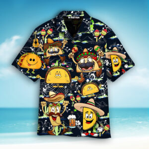 Mexican Hawaiian Shirt, Lets Fiesta Cinco…