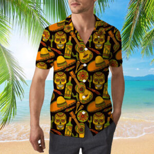 Mexican Hawaiian Shirt, Lets Fiesta Mexican…