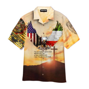 Mexican Hawaiian Shirt, Mexican And America…