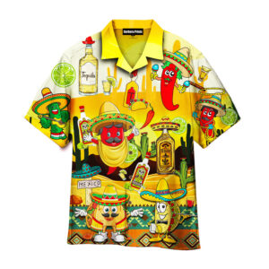 Mexican Hawaiian Shirt, Mexican Chilli Wine…