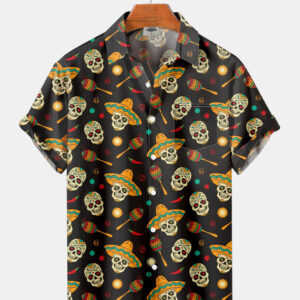 Mexican Hawaiian Shirt, Mexican Cinco de…