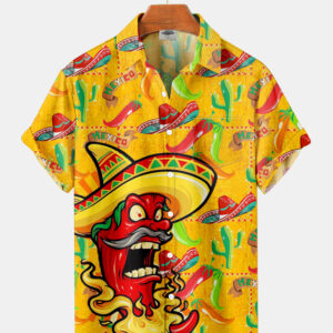 Mexican Hawaiian Shirt, Mexican Cinco de…