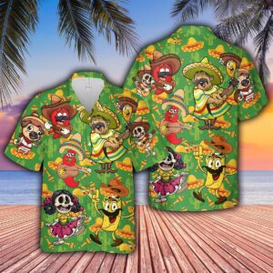 Mexican Hawaiian Shirt, Mexican Festival With…