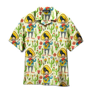 Mexican Hawaiian Shirt, Mexican Happy Man…