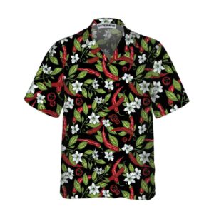 Mexican Hawaiian Shirt, Mexican Jalapeno Chilli…