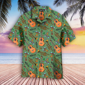 Mexican Hawaiian Shirt, Mexican Musical Instruments…