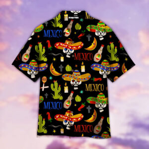 Mexican Hawaiian Shirt, Mexican Symbols Cinco…