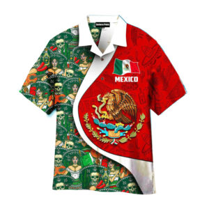 Mexican Hawaiian Shirt, Mexico Day Proud…