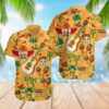 Mexican Hawaiian Shirt, Mexico Doodle Pattern…