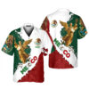 Mexican Hawaiian Shirt, Mexico Eagle Mexican Hawaiian Shirt