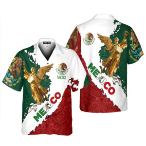 Mexican Hawaiian Shirt, Mexico Eagle Mexican…