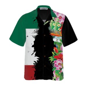 Mexican Hawaiian Shirt, Mexico Flag Dia…