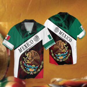 Mexican Hawaiian Shirt, Mexico Full 3D…