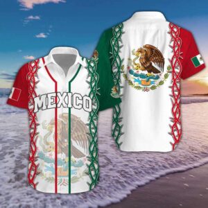 Mexican Hawaiian Shirt, Mexico Hawaiian Shirt…