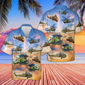 Military Hawaiian Shirt, H-34 US Marines…