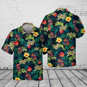 Military Hawaiian Shirt, USMC 1st Anglico…