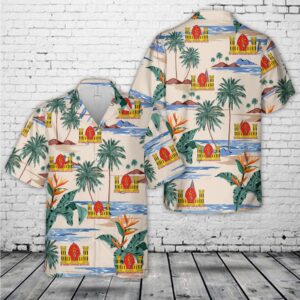 Military Hawaiian Shirt, USMC 2nd Combat…