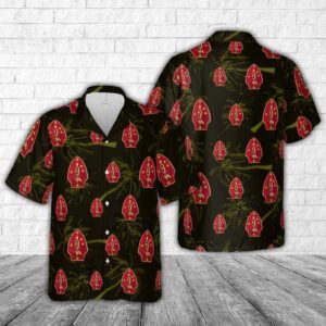 Military Hawaiian Shirt, USMC 2nd Marine…