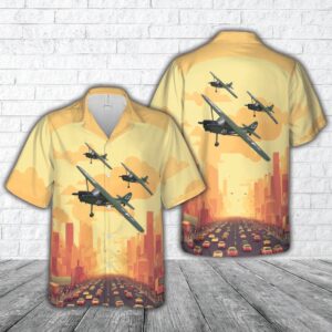 Military Hawaiian Shirt, USMC Cessna 305…