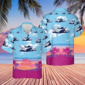 Military Hawaiian Shirt, US Navy A7E…