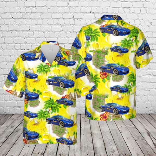 Military Hawaiian Shirt, US Navy Blue Angels NSX Hawaiian Shirt