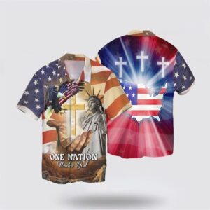 Jesus Hawaiian Shirt, One Nation Under…