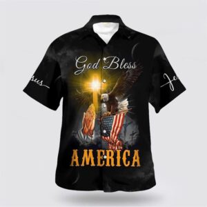 Christian Hawaiian Shirt, Praying Hands God…