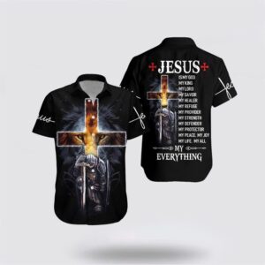 Jesus Hawaiian Shirt, Premium Christian Jesus…