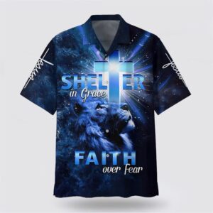 Christian Hawaiian Shirt, Shelter In Grace…