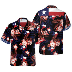 Texas Hawaiian Shirt, Bluebonnet Don’t Mess…