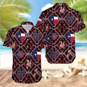 Texas Hawaiian Shirt, Hawaiian Aloha Shirt…