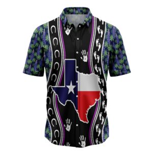 Texas Hawaiian Shirt, Texas Bluebonnet Awesome…