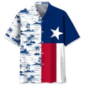 Texas Hawaiian Shirt, Texas Coconut Hawaii…