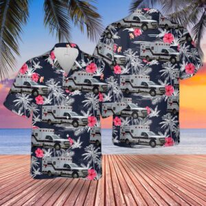 Texas Hawaiian Shirt, Texas EMS Hawaiian…