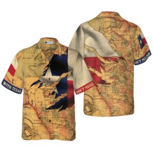 Texas Hawaiian Shirt, Texas Flag and…