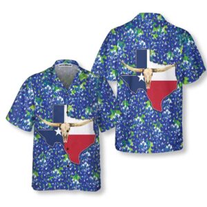 Texas Hawaiian Shirt, Texas Forever Hawaiian…