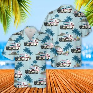 Texas Hawaiian Shirt, Texas Huffman EMS…