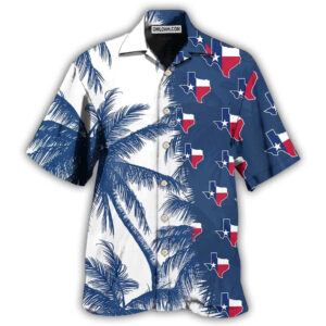 Texas Hawaiian Shirt, Texas Peace Good…