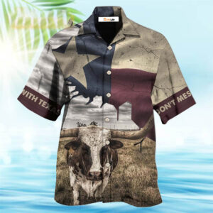 Texas Hawaiian Shirt, Texas Peace Life…