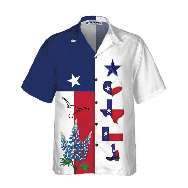 Texas Hawaiian Shirt, Texas Pride Hawaiian Shirt