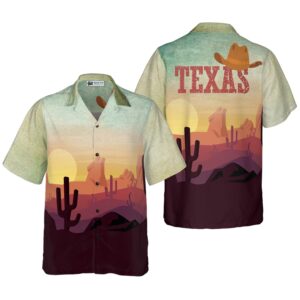 Texas Hawaiian Shirt, Vintage Texas Hawaiian…