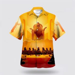 Christian Hawaiian Shirt, The Last Supper…