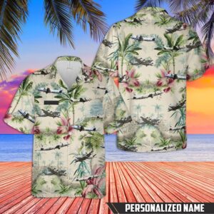 Us Navy Hawaiian Shirt, Custom Name…