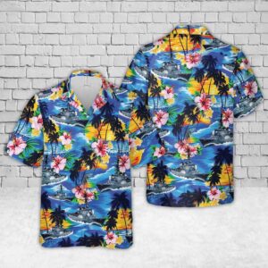 Us Navy Hawaiian Shirt, Navy USS…