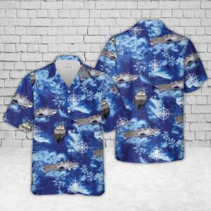 Us Navy Hawaiian Shirt, Navy USS…