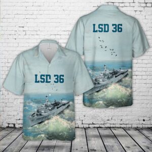 Us Navy Hawaiian Shirt, USS Anchorage…