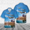 Us Navy Hawaiian Shirt, US Navy Grumman F9F-8 Cougar (BuNo 141140) Hawaiian Shirt, Military Hawaiian Shirt