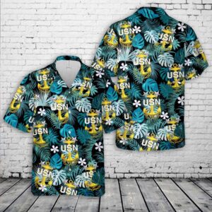 Us Navy Hawaiian Shirt, US Navy…