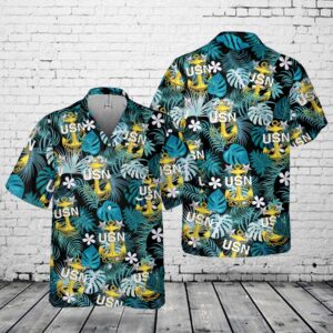 Us Navy Hawaiian Shirt, US Navy…