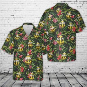 Us Navy Hawaiian Shirt, US Navy…